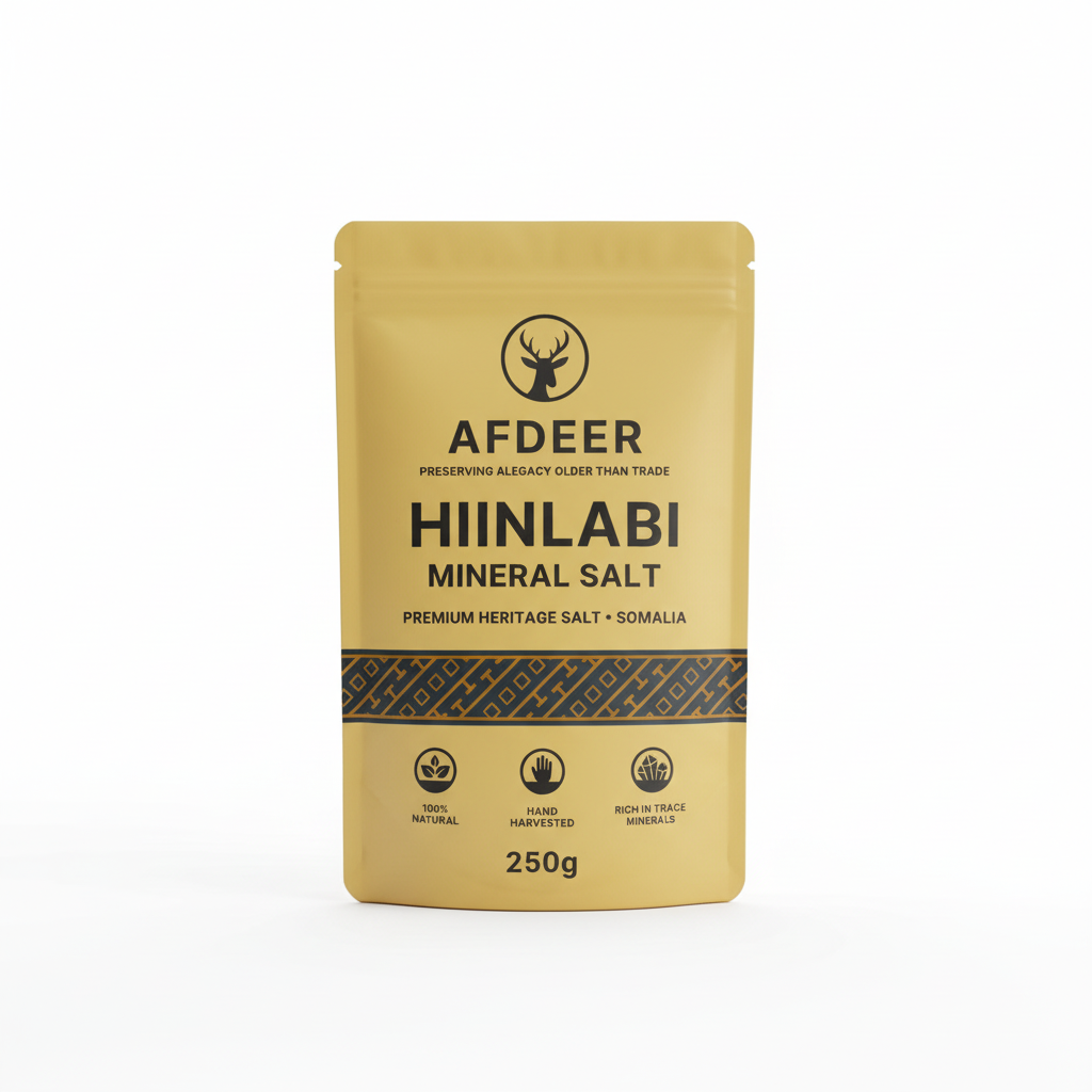 Afdeer Hiinlabi Mineral Salt Professional Product Photo